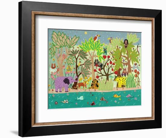 Jungle Beasts-David Sheskin-Framed Giclee Print