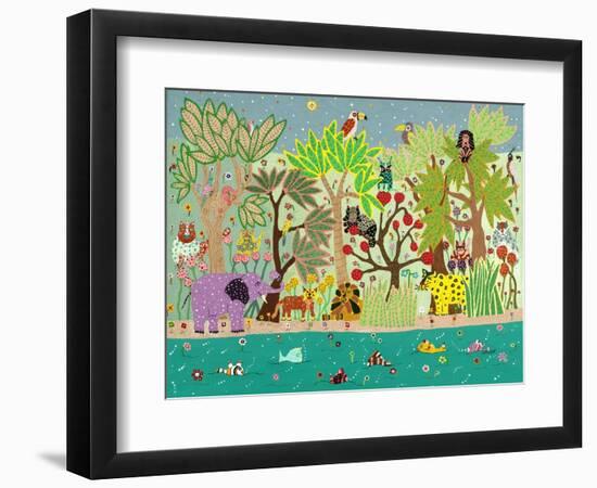 Jungle Beasts-David Sheskin-Framed Giclee Print