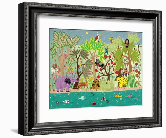 Jungle Beasts-David Sheskin-Framed Giclee Print