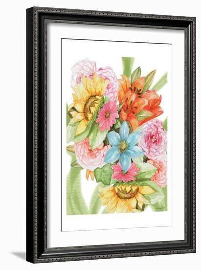 Jungle Bouquet II-Lorraine Rossi-Framed Art Print