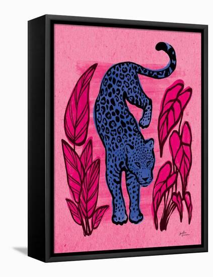 Jungle Cats I Bright-Janelle Penner-Framed Stretched Canvas