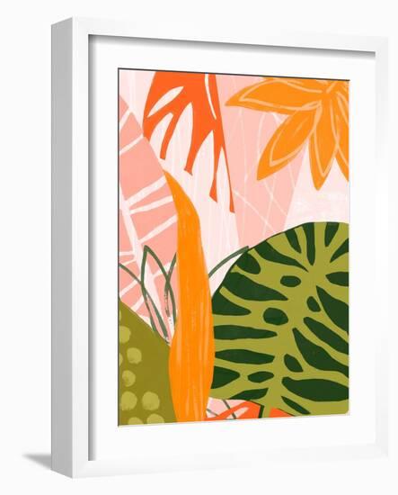 Jungle Collage II-June Vess-Framed Art Print