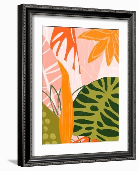 Jungle Collage II-June Vess-Framed Art Print