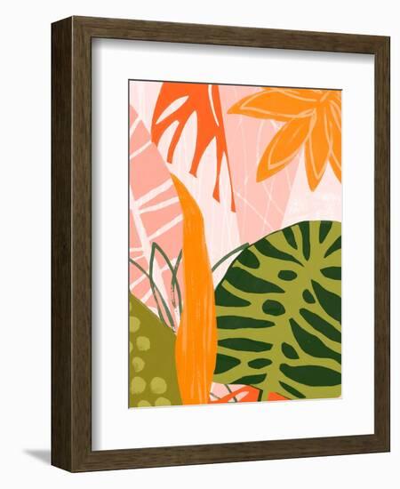 Jungle Collage II-June Vess-Framed Art Print