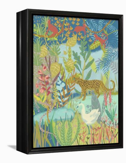 Jungle Dreaming I-Chariklia Zarris-Framed Stretched Canvas