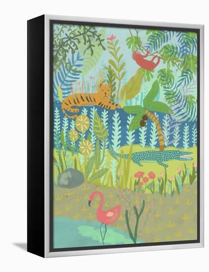 Jungle Dreaming II-Chariklia Zarris-Framed Stretched Canvas