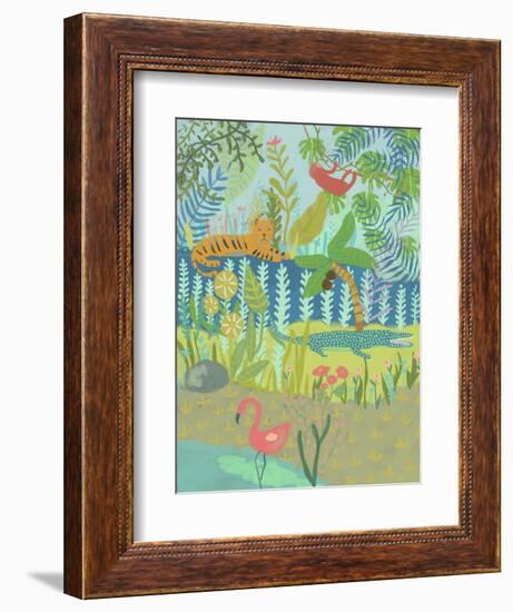 Jungle Dreaming II-Chariklia Zarris-Framed Premium Giclee Print