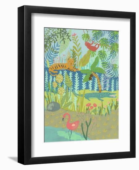 Jungle Dreaming II-Chariklia Zarris-Framed Premium Giclee Print