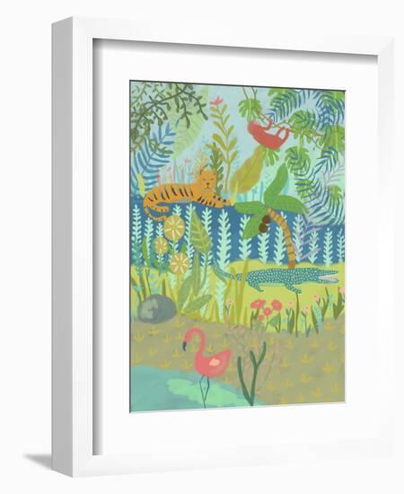 Jungle Dreaming II-Chariklia Zarris-Framed Premium Giclee Print