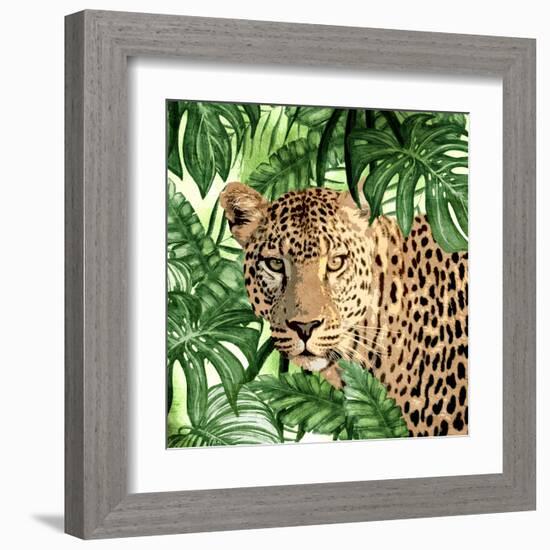 Jungle Eyes 2-Kimberly Allen-Framed Art Print