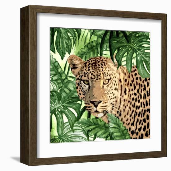 Jungle Eyes 2-Kimberly Allen-Framed Art Print