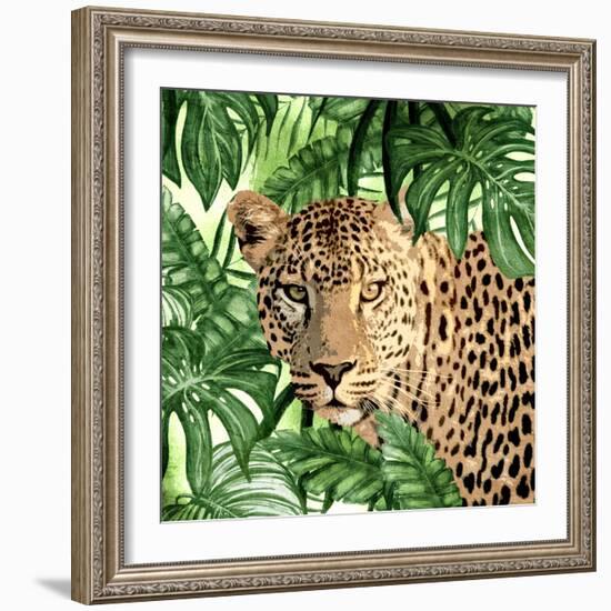 Jungle Eyes 2-Kimberly Allen-Framed Art Print