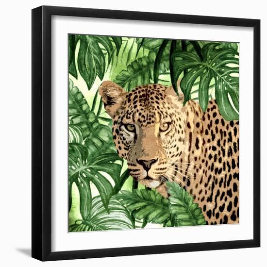 Jungle Eyes 2-Kimberly Allen-Framed Art Print