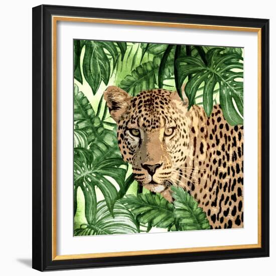 Jungle Eyes 2-Kimberly Allen-Framed Art Print