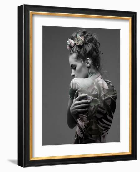 Jungle Fashion 1-Design Fabrikken-Framed Photographic Print