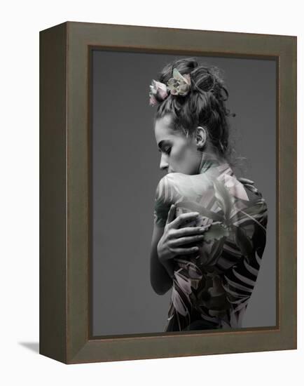 Jungle Fashion 1-Design Fabrikken-Framed Premier Image Canvas