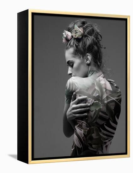 Jungle Fashion 1-Design Fabrikken-Framed Premier Image Canvas