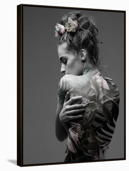 Jungle Fashion 1-Design Fabrikken-Framed Premier Image Canvas