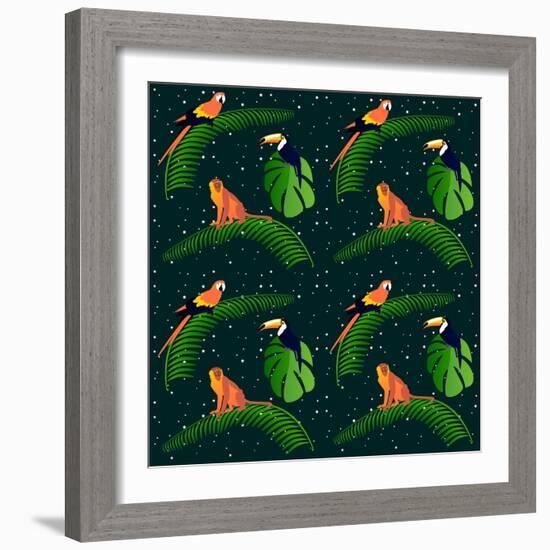 Jungle Fever-Claire Huntley-Framed Giclee Print