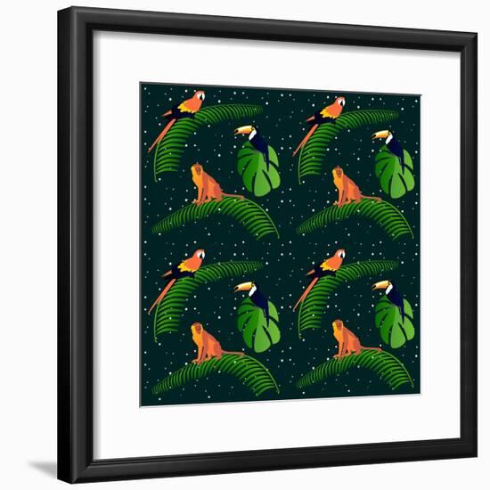 Jungle Fever-Claire Huntley-Framed Giclee Print