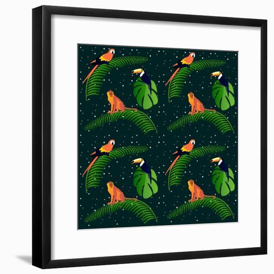 Jungle Fever-Claire Huntley-Framed Giclee Print