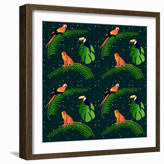 Jungle Fever-Claire Huntley-Framed Giclee Print