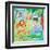 Jungle Friends II-Kate and Elizabeth Pope-Framed Art Print