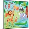 Jungle Friends II-Kate and Elizabeth Pope-Mounted Art Print