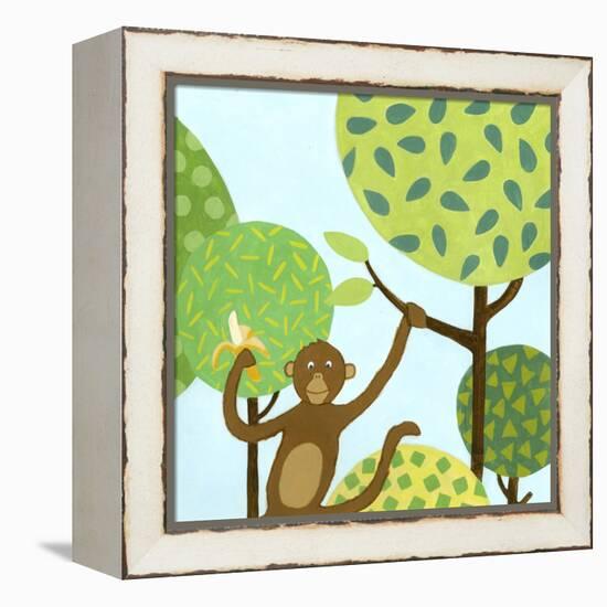 Jungle Fun I-Megan Meagher-Framed Stretched Canvas