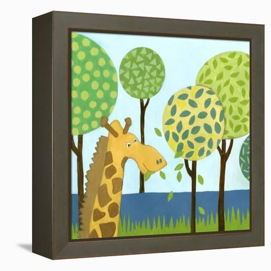 Jungle Fun III-Megan Meagher-Framed Stretched Canvas