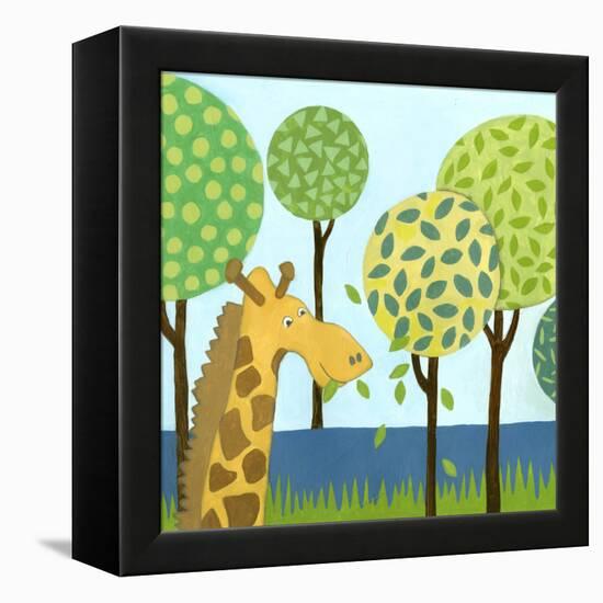 Jungle Fun III-Megan Meagher-Framed Stretched Canvas