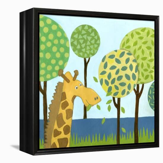 Jungle Fun III-Megan Meagher-Framed Stretched Canvas