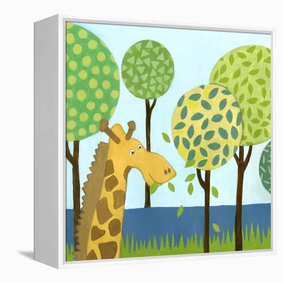 Jungle Fun III-Megan Meagher-Framed Stretched Canvas