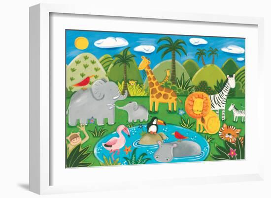 Jungle Fun-Sophie Harding-Framed Premium Giclee Print