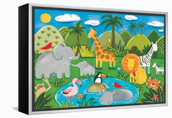 Jungle Fun-Sophie Harding-Framed Stretched Canvas