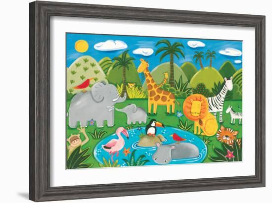 Jungle Fun-Sophie Harding-Framed Art Print