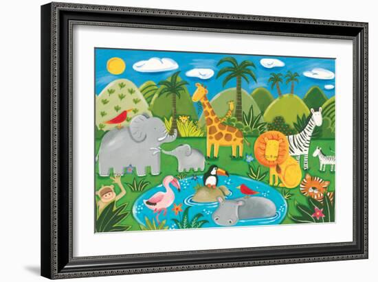 Jungle Fun-Sophie Harding-Framed Art Print