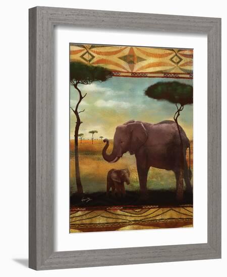 Jungle Giants II-Eric Yang-Framed Art Print