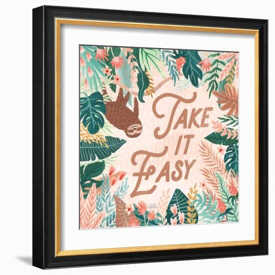 Jungle Hangout III-Laura Marshall-Framed Art Print