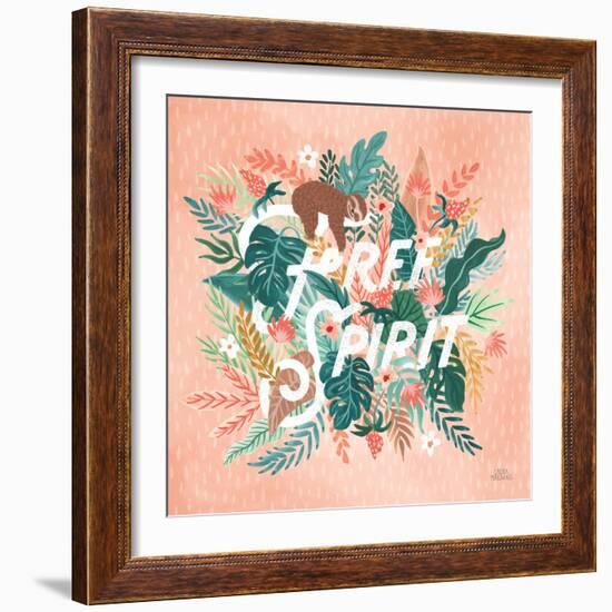 Jungle Hangout IV-Laura Marshall-Framed Art Print