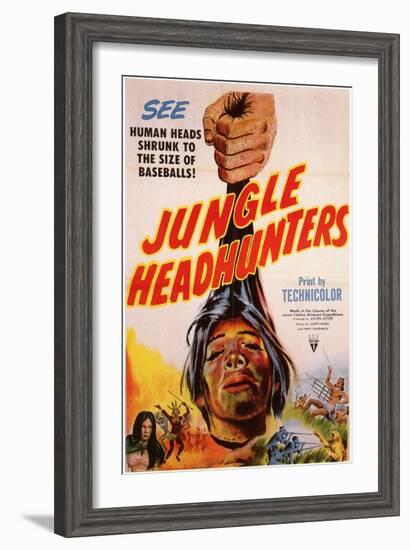 Jungle Headhunters, 1951-null-Framed Art Print