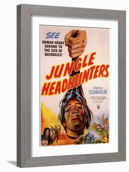 Jungle Headhunters, 1951-null-Framed Art Print