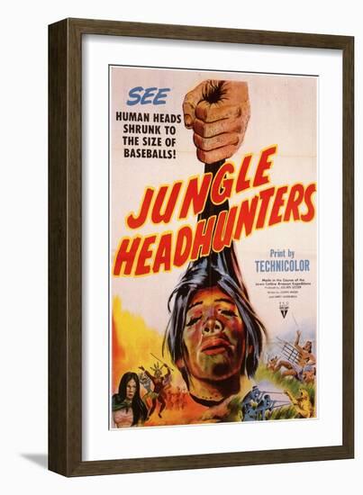 Jungle Headhunters, 1951-null-Framed Art Print