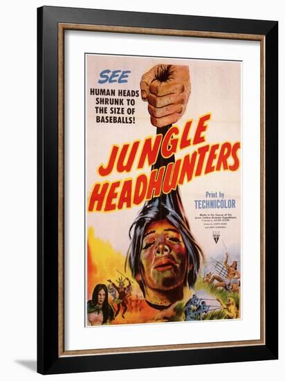 Jungle Headhunters, 1951-null-Framed Art Print