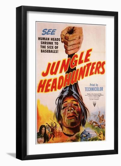 Jungle Headhunters, 1951-null-Framed Art Print
