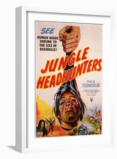 Jungle Headhunters, 1951-null-Framed Art Print