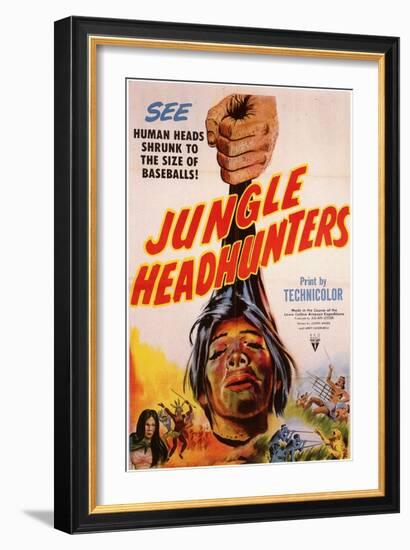 Jungle Headhunters, 1951-null-Framed Art Print