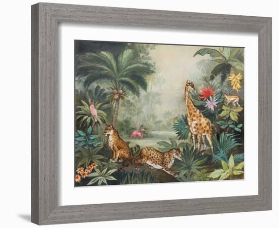 Jungle Life-Julia Purinton-Framed Art Print