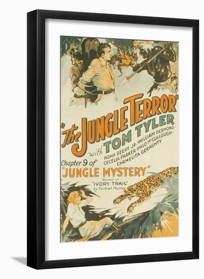 Jungle Mystery - the Jungle Terror-null-Framed Art Print