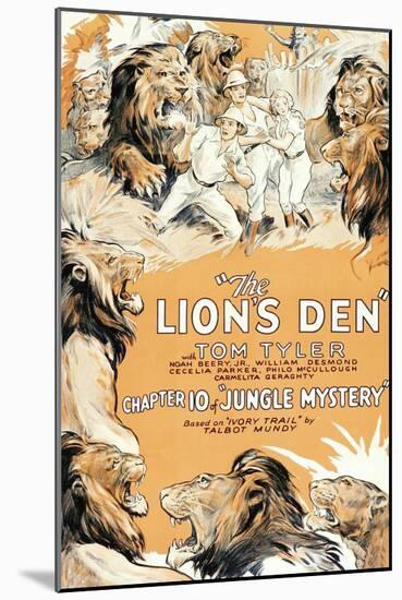 Jungle Mystery - the Lion's Den-null-Mounted Art Print